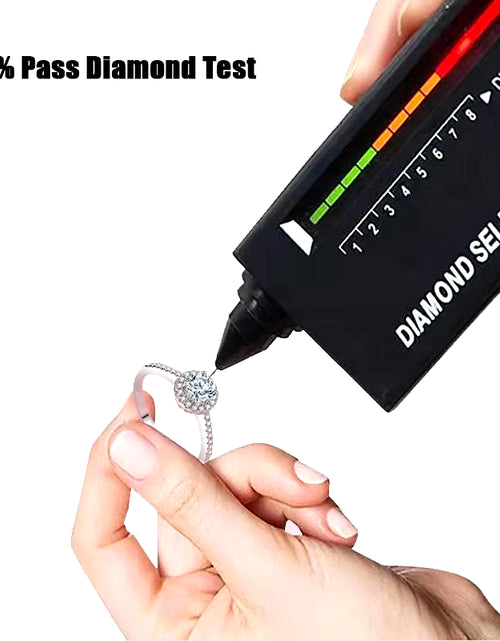 Load image into Gallery viewer, 100% Moissanite Rings 1CT 2CT 3CT Brilliant Diamond Halo Engagement Rings for Women Girls Promise Gift Sterling Silver Jewelry
