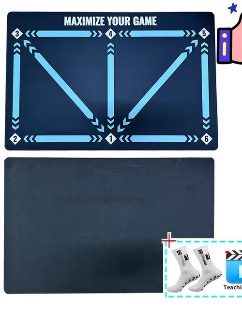 Load image into Gallery viewer, Football Training Mat Durable Non Slip Foldable Kids Adults Dribble Training Mat Football Training Indoor Ourdoor Equipment
