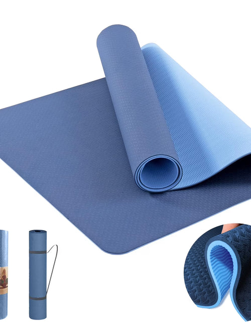 Load image into Gallery viewer, Yoga Mat 72 X 24'' Exercise Mats 8Mm TPE Non-Slip Extra Thick High-Density Eco Friendly for Yoga Workout Pilates Yoga Mats for Women Men

