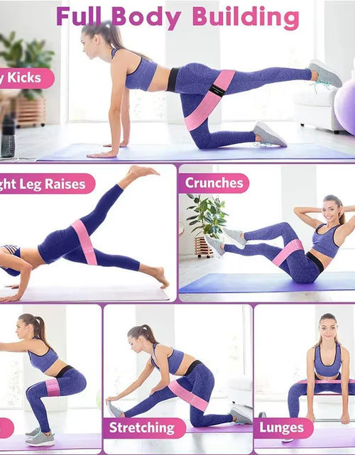 Load image into Gallery viewer, Fitness Resistance Band Elastic Bands for Fitness Hip Expansion Belt Home Sports Equipment Portable Body Building Entertainment
