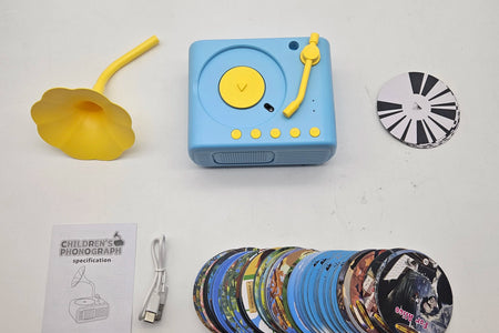 StoryTunes Junior – Children’s Phonograph Music & Story Player with 96 Learning Cards