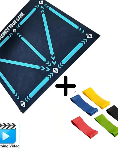 Load image into Gallery viewer, Football Training Mat Durable Non Slip Foldable Kids Adults Dribble Training Mat Football Training Indoor Ourdoor Equipment

