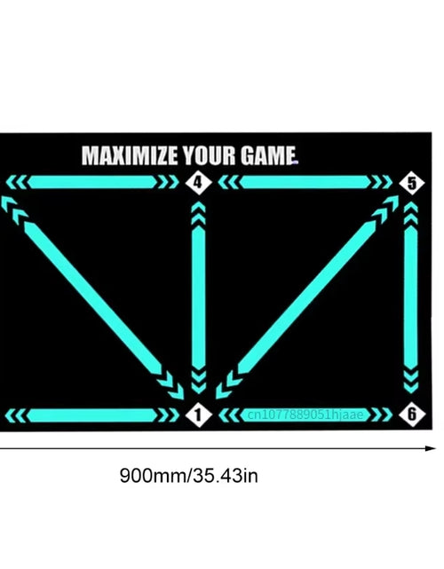 Load image into Gallery viewer, Football Training Mat Durable Non Slip Foldable Kids Adults Dribble Training Mat Football Training Indoor Ourdoor Equipment
