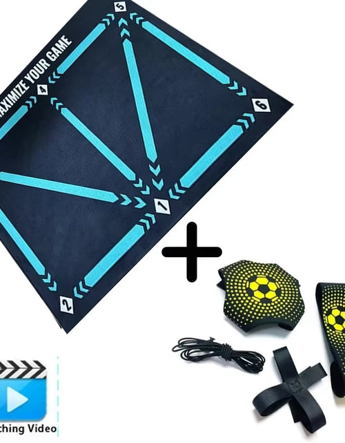 Load image into Gallery viewer, Football Training Mat Durable Non Slip Foldable Kids Adults Dribble Training Mat Football Training Indoor Ourdoor Equipment

