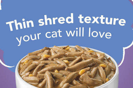 Purina Shreds Turkey and Cheese Dinner in Gravy High Protein Wet Cat Food - (...